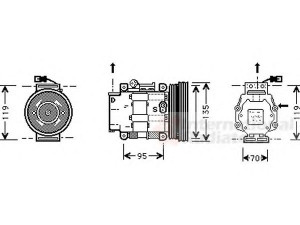 VAN WEZEL 1700K041 kompresorius, oro kondicionierius 
 Oro kondicionavimas -> Kompresorius/dalys
7765865, 7793336