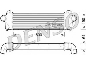 DENSO DIT12005 tarpinis suslėgto oro aušintuvas, kompresorius
5801526779