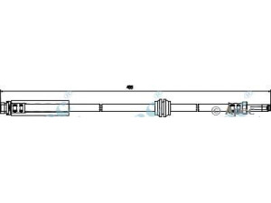 APEC braking HOS3705 stabdžių žarnelė 
 Stabdžių sistema -> Stabdžių žarnelės
1361292, 1405497, 3M512282GC, 3M512282GD