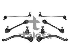 TALOSA 49-04285 pakabos komplektas 
 Ašies montavimas/vairavimo mechanizmas/ratai -> Valdymo svirtis/pasukamosios svirties sujungimas -> Vairo trauklės (valdymo svirtis, išilginis balansyras, diago