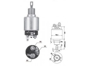 MAGNETI MARELLI 940113050558 solenoidinis jungiklis, starteris
