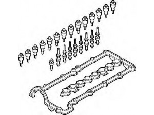 ELRING 357.900 tarpiklių komplektas, svirties gaubtas 
 Variklis -> Cilindrų galvutė/dalys -> Svirties dangtelis/tarpiklis
11 12 7 794 495