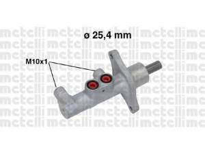 METELLI 05-0731 pagrindinis cilindras, stabdžiai 
 Stabdžių sistema -> Pagrindinis stabdžių cilindras
9467547580