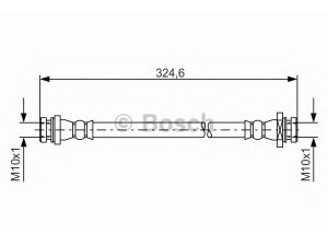 BOSCH 1 987 481 559 stabdžių žarnelė 
 Stabdžių sistema -> Stabdžių žarnelės
93195320, 51570-79J00, 51580 62J00 000