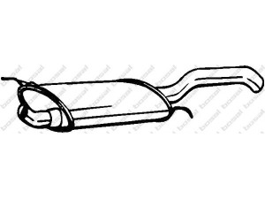 BOSAL 233-777 galinis duslintuvas 
 Išmetimo sistema -> Duslintuvas
1H5 253 609 AC, 1H5 253 609 T, JZW 253 609 AA