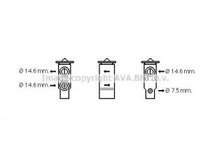 AVA QUALITY COOLING KA1184 išsiplėtimo vožtuvas, oro kondicionavimas 
 Oro kondicionavimas -> Vožtuvai
0K2N161570