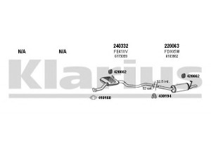 KLARIUS 360902E išmetimo sistema
