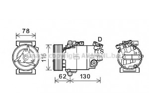 AVA QUALITY COOLING DNK386 kompresorius, oro kondicionierius 
 Oro kondicionavimas -> Kompresorius/dalys
92600JD71B