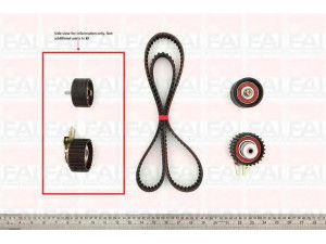 FAI AutoParts TBK176 paskirstymo diržo komplektas 
 Techninės priežiūros dalys -> Papildomas remontas
71736724