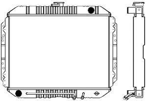 SAKURA  Automotive 1241-0208 radiatorius, variklio aušinimas