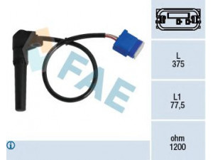 FAE 79282 RPM jutiklis, automatinė transmisija 
 Transmisija -> Automatinė pavarų dėžė -> Jutiklis
2529 80, 7700116378, 2529.80, 77 00 116 378
