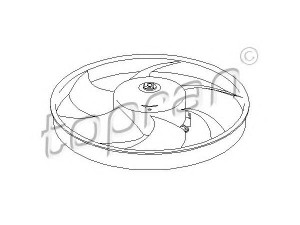 TOPRAN 721 519 ventiliatorius, radiatoriaus 
 Aušinimo sistema -> Oro aušinimas
1250 F1, 1250 F1