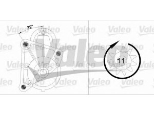 VALEO 455719 starteris 
 Elektros įranga -> Starterio sistema -> Starteris
MD329260, SMD329260, 3087255, 8602083