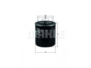 KNECHT OC 147 alyvos filtras
33700730025, 33700730095