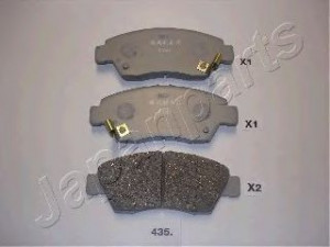 JAPANPARTS PA-435AF stabdžių trinkelių rinkinys, diskinis stabdys 
 Techninės priežiūros dalys -> Papildomas remontas
45022-S04-V00, 45022-SR3-V10, 45022S04E60