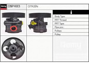 DELCO REMY DSP483 hidraulinis siurblys, vairo sistema 
 Vairavimas -> Vairo pavara/siurblys