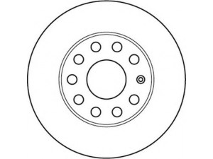 BENDIX 562238B stabdžių diskas 
 Stabdžių sistema -> Diskinis stabdys -> Stabdžių diskas
1K0615601AC, 1K0615601L, 1K0615601AC