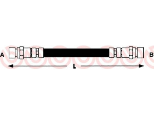 BREMBO T 50 036 stabdžių žarnelė 
 Stabdžių sistema -> Stabdžių žarnelės
0002952135