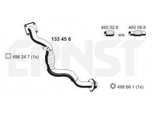 ERNST 133456 išleidimo kolektorius
1H0 253 087 AC, 1H0 253 087 B