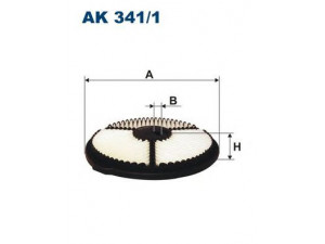 FILTRON AK341/1 oro filtras 
 Techninės priežiūros dalys -> Techninės priežiūros intervalai
455, 1378062B00, 1378062B00000
