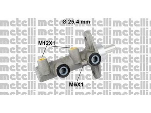 METELLI 05-0819 pagrindinis cilindras, stabdžiai 
 Stabdžių sistema -> Pagrindinis stabdžių cilindras
58510-3K300