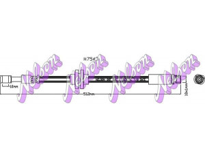 Brovex-Nelson H7543 stabdžių žarnelė 
 Stabdžių sistema -> Stabdžių žarnelės
562518, 95083147, 562518, 95083147