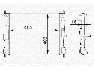 MAGNETI MARELLI 350213129300 radiatorius, variklio aušinimas 
 Aušinimo sistema -> Radiatorius/alyvos aušintuvas -> Radiatorius/dalys
21410-AY601, 21410-AY602, 21410-BC510