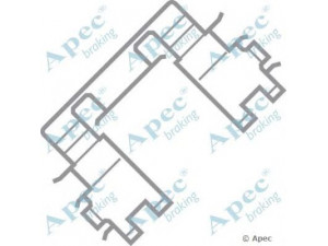 APEC braking KIT317 priedų komplektas, stabdžių trinkelė 
 Stabdžių sistema -> Būgninis stabdys -> Dalys/priedai