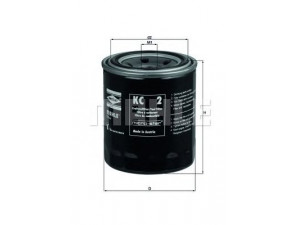 KNECHT KC 2 kuro filtras 
 Techninės priežiūros dalys -> Papildomas remontas
2330054071, 2330054072, 2330354010