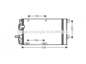 AVA QUALITY COOLING OLA5326D kondensatorius, oro kondicionierius 
 Oro kondicionavimas -> Kondensatorius
1850073, 93170608, 93183305, 24431901