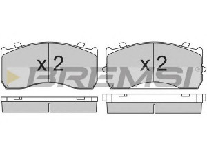 BREMSI BP7321 stabdžių trinkelių rinkinys, diskinis stabdys 
 Techninės priežiūros dalys -> Papildomas remontas
MDP107X, MDP1277, MDP3148K, 81508205074