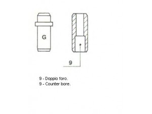 METELLI 01-0890 vožtuvų kreiptuvai
291-50800