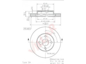 VILLAR 628.1027 stabdžių diskas 
 Dviratė transporto priemonės -> Stabdžių sistema -> Stabdžių diskai / priedai
4351213030