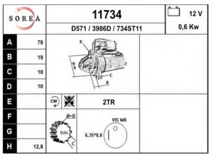 EAI 11734 starteris
8941416642, 8942510881, 8942510882