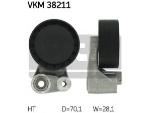 SKF VKM 38211 įtempiklio skriemulys, V formos rumbuotas diržas 
 Diržinė pavara -> V formos rumbuotas diržas/komplektas -> Įtempiklio skriemulys
11 28 1 702 013, 11 28 1 747 461