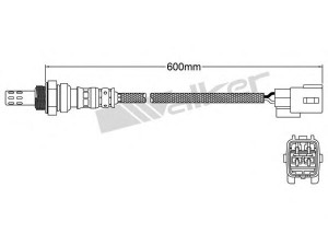 WALKER PRODUCTS 250-24878 lambda jutiklis 
 Išmetimo sistema -> Lambda jutiklis
392102G200, 392102G200