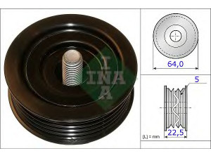 INA 532 0642 10 kreipiantysis skriemulys, V formos rumbuotas diržas 
 Diržinė pavara -> V formos rumbuotas diržas/komplektas -> Laisvasis/kreipiamasis skriemulys
25287-2A000, 25287-2A100, 25287-2A800