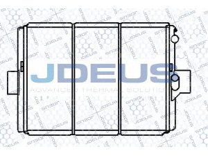 JDEUS 014E03 radiatorius, variklio aušinimas 
 Aušinimo sistema -> Radiatorius/alyvos aušintuvas -> Radiatorius/dalys
1907918, 8140007, 93809189, 93811429