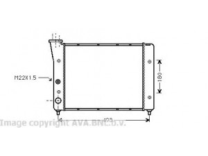 AVA QUALITY COOLING VW2083 radiatorius, variklio aušinimas 
 Aušinimo sistema -> Radiatorius/alyvos aušintuvas -> Radiatorius/dalys
535121251B, 535121253J