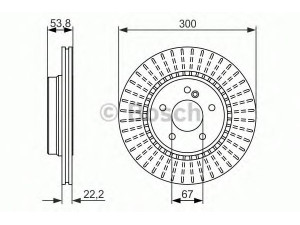 BOSCH 0 986 479 653 stabdžių diskas 
 Dviratė transporto priemonės -> Stabdžių sistema -> Stabdžių diskai / priedai
05135505AA, 5135 505AA, 210 423 08 12