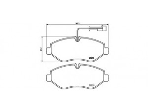 BREMBO P 56 066 stabdžių trinkelių rinkinys, diskinis stabdys 
 Techninės priežiūros dalys -> Papildomas remontas
D1060MB600, D1060MB60A, 5001868606