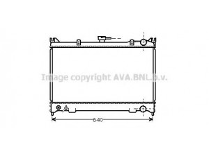 AVA QUALITY COOLING DN2024 radiatorius, variklio aušinimas
2141038F10
