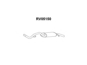 VENEPORTE RV05150 galinis duslintuvas 
 Išmetimo sistema -> Duslintuvas
GEX33521, WCG10097EVA, GEX33521