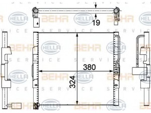 HELLA 8FC 351 303-711 kondensatorius, oro kondicionierius 
 Oro kondicionavimas -> Kondensatorius
JRB100190