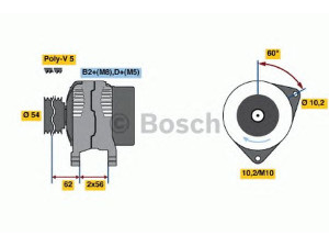 BOSCH 0 124 225 041 kintamosios srovės generatorius 
 Elektros įranga -> Kint. sr. generatorius/dalys -> Kintamosios srovės generatorius
24437119, 6204179, 93177835, 93177835