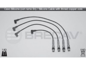 BRECAV 14.537 uždegimo laido komplektas 
 Kibirkšties / kaitinamasis uždegimas -> Uždegimo laidai/jungtys