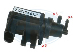 ERA 555158 slegio keitiklis, išmetimo valdymas 
 Kuro mišinio formavimas -> Išmetimo emisijos valdymas -> Išmetamųjų dujų recirkuliacija -> EGR slėgio daviklis
1J0 906 627, 1K0 906 627 D