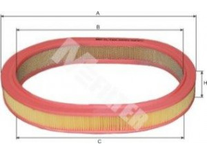 MFILTER A 252 oro filtras 
 Techninės priežiūros dalys -> Techninės priežiūros intervalai
6162 294, 89S F 9601 AA, 1444-N6