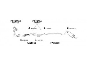 VENEPORTE 250433 išmetimo sistema 
 Išmetimo sistema -> Išmetimo sistema, visa