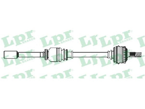 LPR DS52281 kardaninis velenas 
 Ratų pavara -> Kardaninis velenas
3273FJ, 3273FK